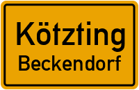 Straßen in Kötzting Beckendorf