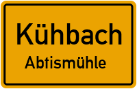 Straßenverzeichnis Kühbach Abtismühle