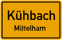 Straßenverzeichnis Kühbach Mittelham