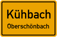 Straßenverzeichnis Kühbach Oberschönbach