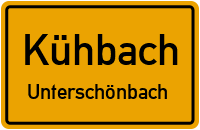 Straßenverzeichnis Kühbach Unterschönbach