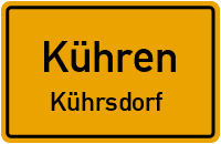 Butscherweg in KührenKührsdorf