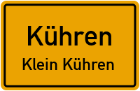 Nettelseer Straße in KührenKlein Kühren