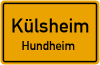 Straßenverzeichnis Külsheim Hundheim
