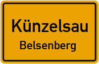 Siegelhofer Straße in KünzelsauBelsenberg