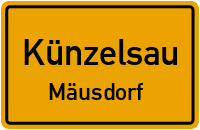 Eichholzweg in KünzelsauMäusdorf