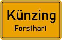 Badstraße in KünzingForsthart
