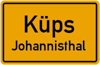 Straßenverzeichnis Küps Johannisthal