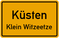Dorfverbindungsweg in 29482 Küsten (Klein Witzeetze)