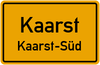 Hans-Dietrich-Genscher-Straße in KaarstKaarst-Süd