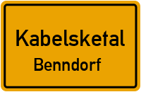 Flurstraße in KabelsketalBenndorf