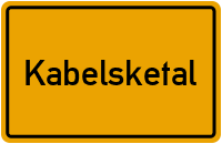 City Sign Kabelsketal