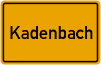 City Sign Kadenbach