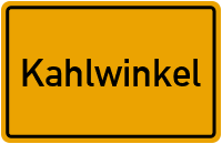 City Sign Kahlwinkel