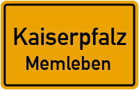 Privatweg in KaiserpfalzMemleben