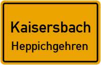 Heppichgehren in KaisersbachHeppichgehren