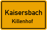 Gschwender Straße in KaisersbachKillenhof