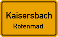 Rotenmad in KaisersbachRotenmad