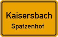 Spatzenhof in 73667 Kaisersbach (Spatzenhof)