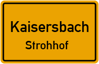 Strohhof in KaisersbachStrohhof