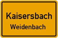 Holunderweg in KaisersbachWeidenbach