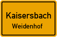 Weidenhof in KaisersbachWeidenhof