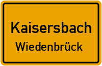 Lichtestraße in KaisersbachWiedenbrück