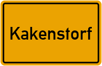 Ortsschild von Gemeinde Kakenstorf in Niedersachsen