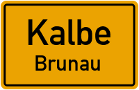 Plather Straße in KalbeBrunau