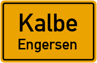 Ortsstraße in KalbeEngersen