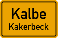 Kakerbecker Dorfstraße in KalbeKakerbeck