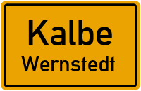 Wernstedter Bahnhofstraße in KalbeWernstedt