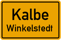 Winkelstedter Bahnhofstraße in KalbeWinkelstedt