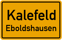 Straßenverzeichnis Kalefeld Eboldshausen
