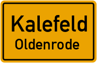 Straßenverzeichnis Kalefeld Oldenrode