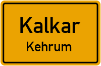 Straßenverzeichnis Kalkar Kehrum