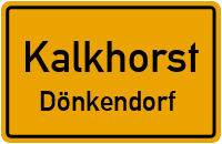 Rankendorfer Weg in KalkhorstDönkendorf