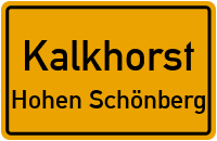 Kalkhorster Straße in KalkhorstHohen Schönberg