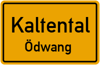 Straßen in Kaltental Ödwang