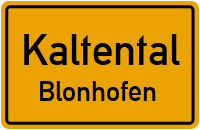 Sonnenstraße in KaltentalBlonhofen
