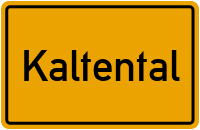 Kaltental in Bayern