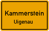 Straßen in Kammerstein Uigenau