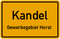 Buschurweg in KandelGewerbegebiet Horst
