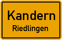Kaiserstraße in KandernRiedlingen