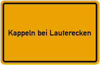 City Sign Kappeln bei Lauterecken