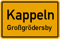 Mühlenstraße in KappelnGroßgrödersby