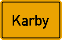 Eckernförder Straße in Karby