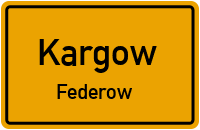 Schwarzenhofer Straße in KargowFederow
