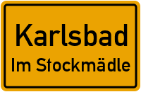 Alter Swv-Wanderweg in KarlsbadIm Stockmädle