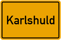 Ortsschild von Gemeinde Karlshuld in Bayern